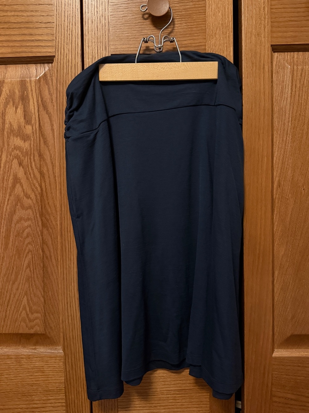 Wool& Helena Skirt, large, washed navy.